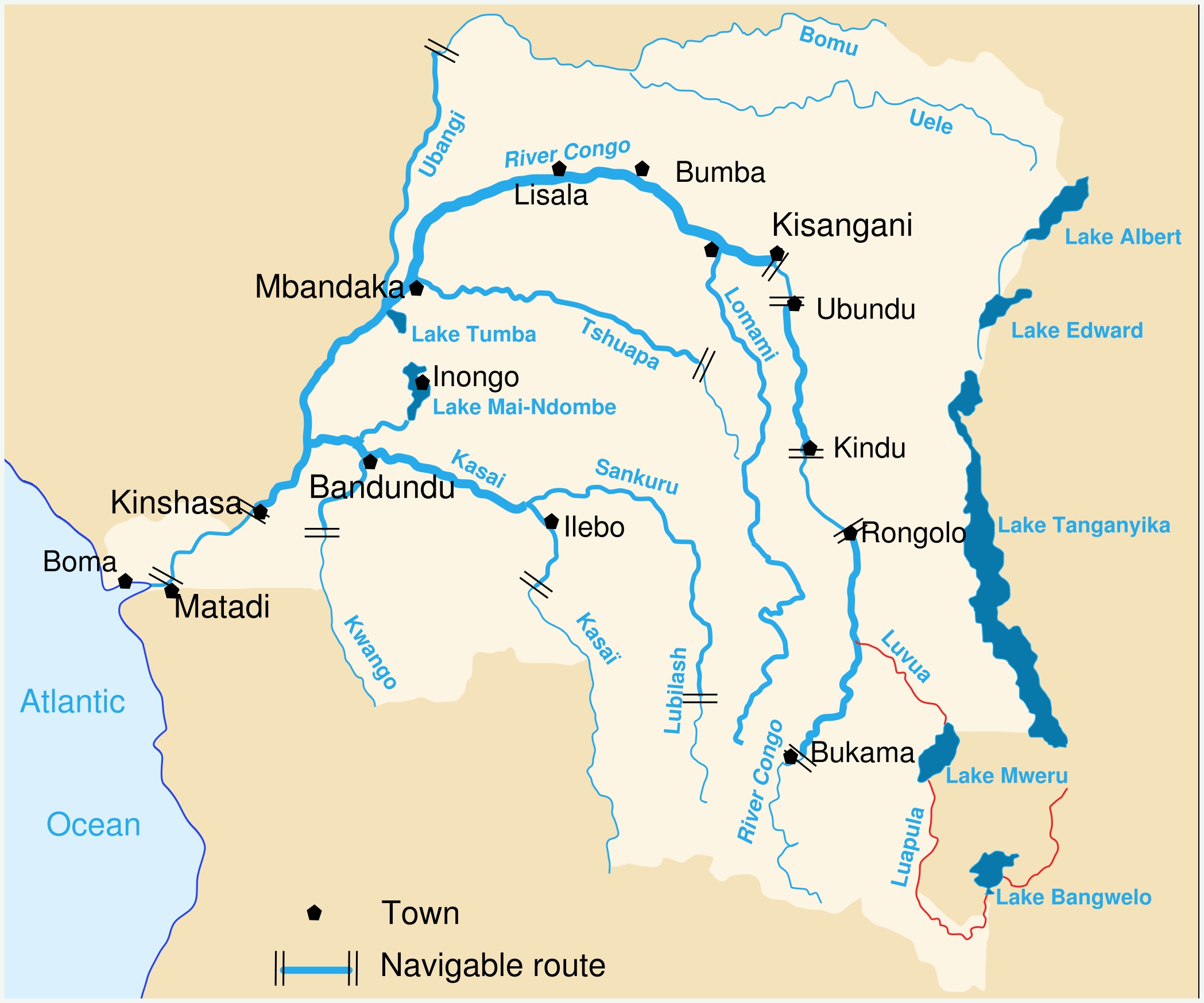 DR Congo, Luvua River